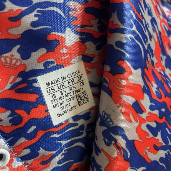 Y2K Adidas Missy Elliott Remix White/Blue Leather Boxing Boot size 10 RARE* - Picture 7 of 7